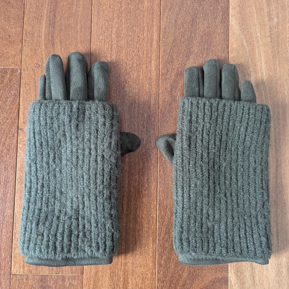 Faux Suede Gloves
